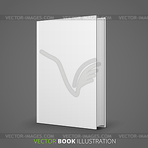 Blank book - vector image