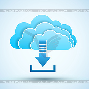 Cloud icon - vector clipart