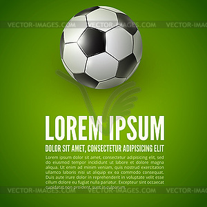 Soccer ball - vector clipart