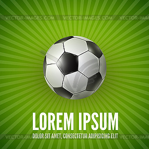 Soccer ball - vector image
