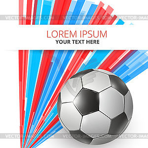 Soccer ball - vector image