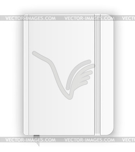 Blank moleskin - vector image