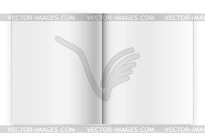 Notepad template - vector clipart