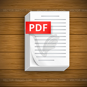Paper sheet icons - vector clipart