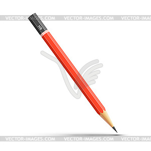 Detailed pencil - vector image