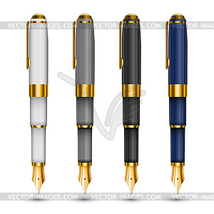 Expensive pens - royalty-free vector image