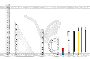 Education supply - vector image