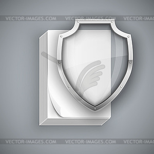 Glass Shield - vector clipart