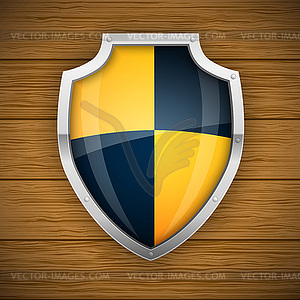 Glass Shield - vector EPS clipart