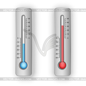 Thermometers - vector image