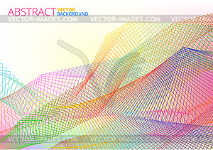 Colorful Abstract Lines - vector image