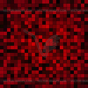 Red pixels - vector EPS clipart