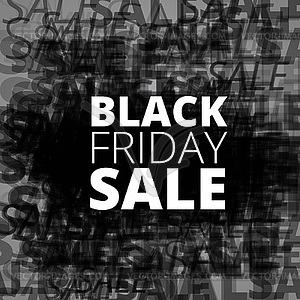 Black Friday Sale - stock vector clipart