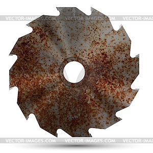 Realistic circular saw - vector image