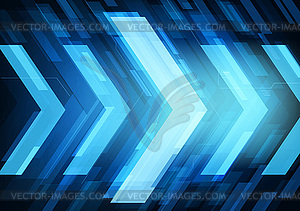 Abstract technology arrows - vector image