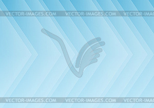 Abstract blue arrows background - vector image