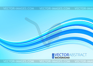 Wavy lines background - vector clipart