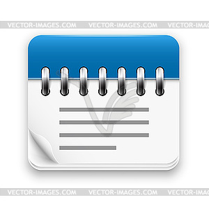 Note book - vector clip art