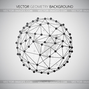 Sphere molecula - vector image