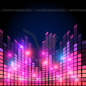 Music equalizer - vector clip art