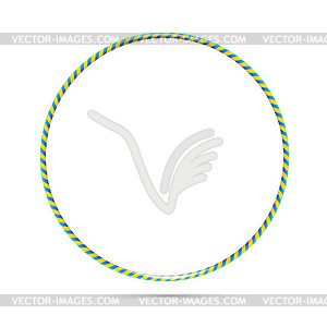 Hula hoop - vector image