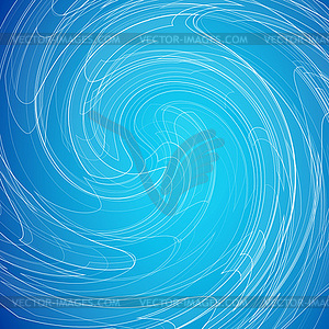 Set of water swirls - royalty-free vector clipart