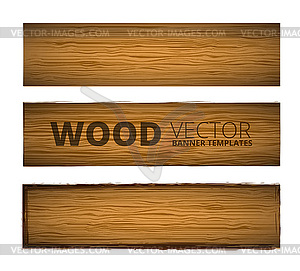 Wood planks - vector clipart