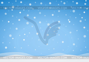 Frosty snowflakes background - stock vector clipart