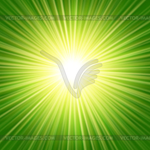Sunbeams abstract background - vector clip art