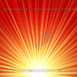 Sunbeams abstract background - vector image