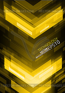 Abstract technology arrows - vector image