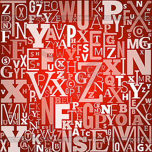 Alphabet Background - vector clip art