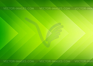 Abstract green eco arrows background - vector clipart