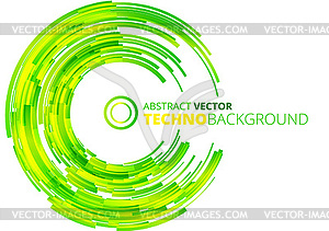 Abstract technology circles background - vector image