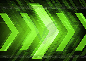 Abstract technology arrows - vector image