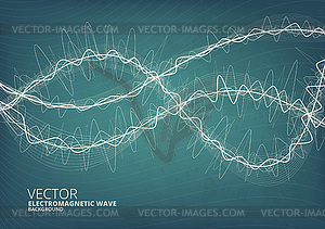 Blueeprint style radio background - vector clip art