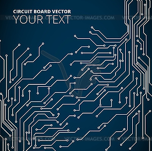 Abstract background of digital technologies - vector image