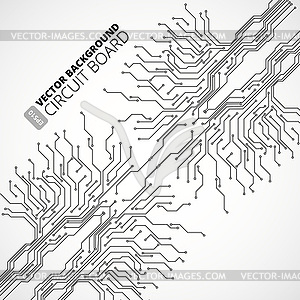 Circuit board pattern - vector clip art