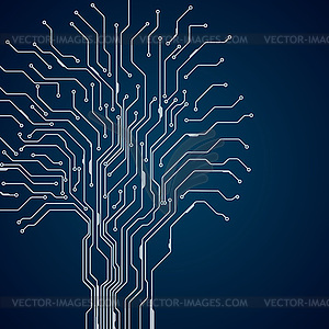 Circuit board - vector image