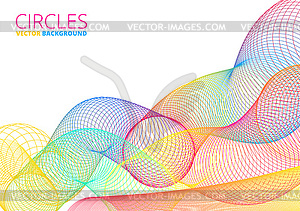 Colorful Abstract Circles - vector EPS clipart