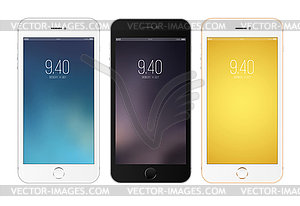 Smartphones - vector clipart / vector image