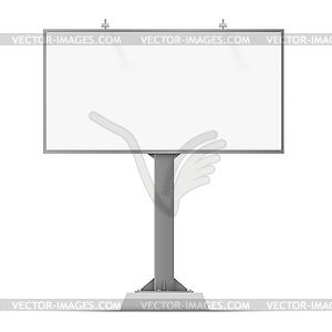Billboard front - vector clipart