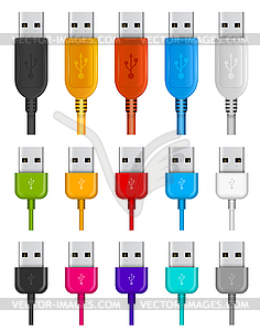 USB разъем - изображение в векторе