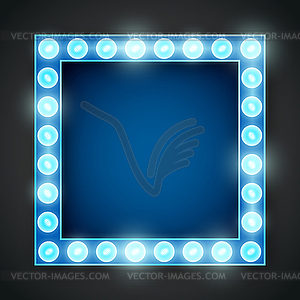 Frame lamp - royalty-free vector image