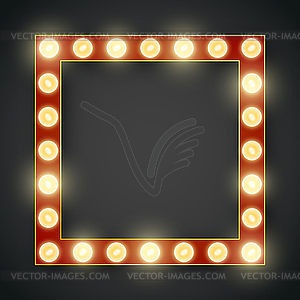 Frame lamp - vector clipart