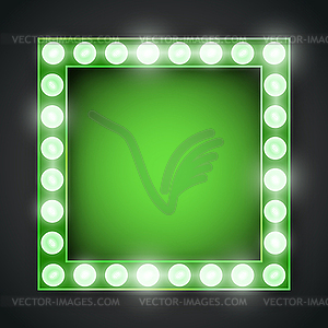 Frame lamp - vector image