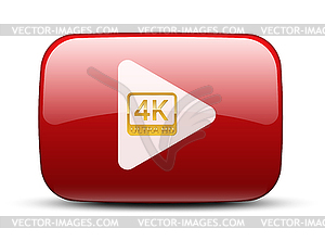 Video icon - vector image