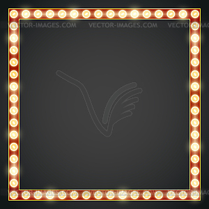 Frame lamp - vector clip art