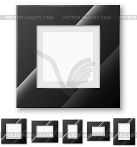 Frames set - vector clipart