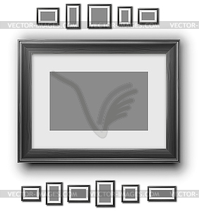 Frames set - vector clipart